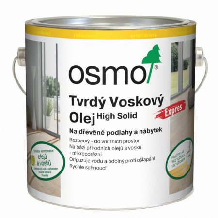 OSMO 3362 Tvrd voskov olej Expres Bezbarv mat 0,75l