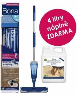 Bona Premium Spray mop na devn podlahy + 4l npln 250