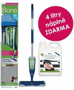 Bona Premium Spray mop na tvrd podlahy + 4l npln 254